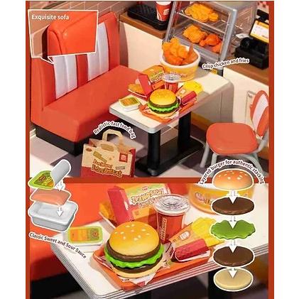 ROBOTIME Yum Yum Burgers【DW010】Rolife スーパークリエイター