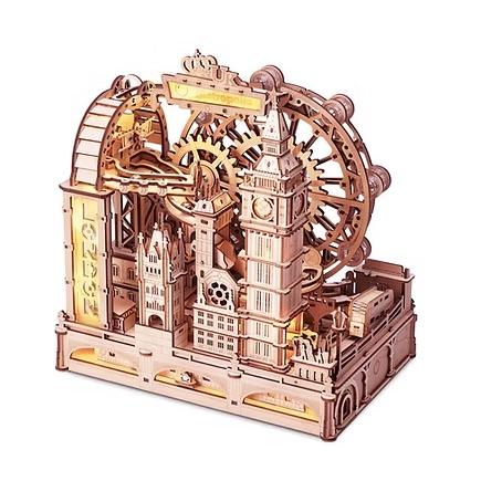 ROBOTIME マーブルラン Marble Travel ・ London【EGB01】ROKR ウッド