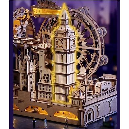 ROBOTIME マーブルラン Marble Travel ・ London【EGB01】ROKR ウッド