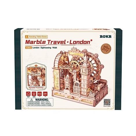ROBOTIME マーブルラン Marble Travel ・ London【EGB01】ROKR ウッド