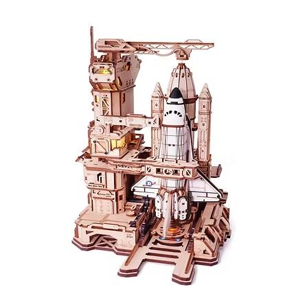 ROBOTIME メカニカルギア Space Shuttle【LKA02】ROKR ウッドパズル