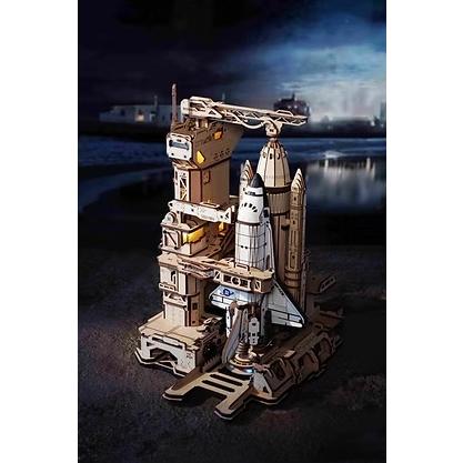 ROBOTIME メカニカルギア Space Shuttle【LKA02】ROKR ウッドパズル