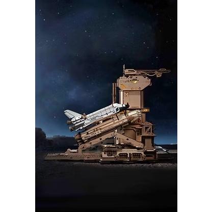 ROBOTIME メカニカルギア Space Shuttle【LKA02】ROKR ウッドパズル