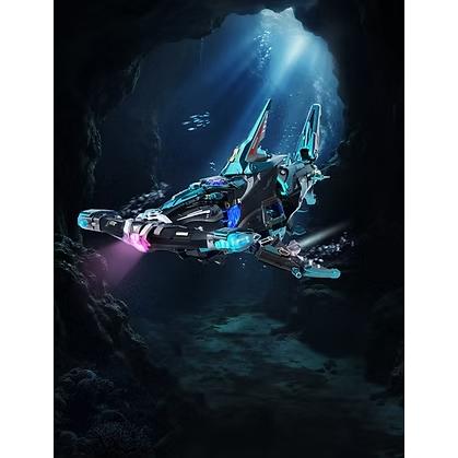 ROBOTIME　Hammerhead Shark【MI07】ROKR　機巧次元シリーズ（組立パズル）（組立キット）（英語版製品） |  | 02