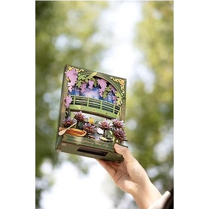 【6,000円以上で送料無料対象商品】ROBOTIME　Glittering Water Lily【TH001】ROWOOD　ウッドパズル（組立キット）（英語版製品） |  | 04