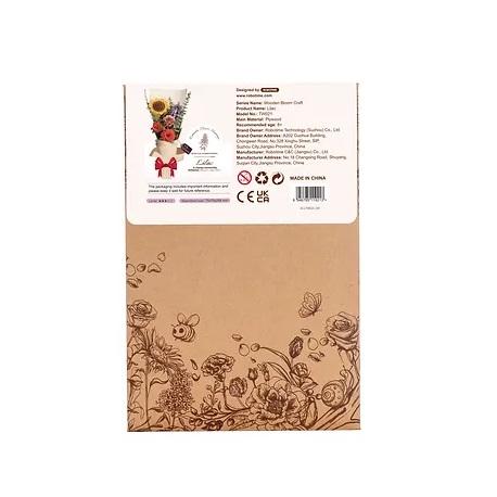 【追跡可能メール便なら送料230円】【6,000円以上で送料無料対象商品】ROBOTIME　Lilac【TW021】ROWOOD　3Dウッドパズル（組立キット）（英語版製品） |  | 03