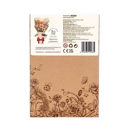 【追跡可能メール便なら送料230円】【6,000円以上で送料無料対象商品】ROBOTIME　Sakura【TW101】3Dウッドパズル（英語版製品） |  | 03