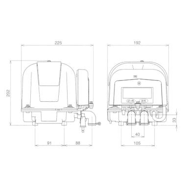 安永エアーポンプ　AP-100WC　エアーポンプ　静音　100L　浄化槽　省エネ