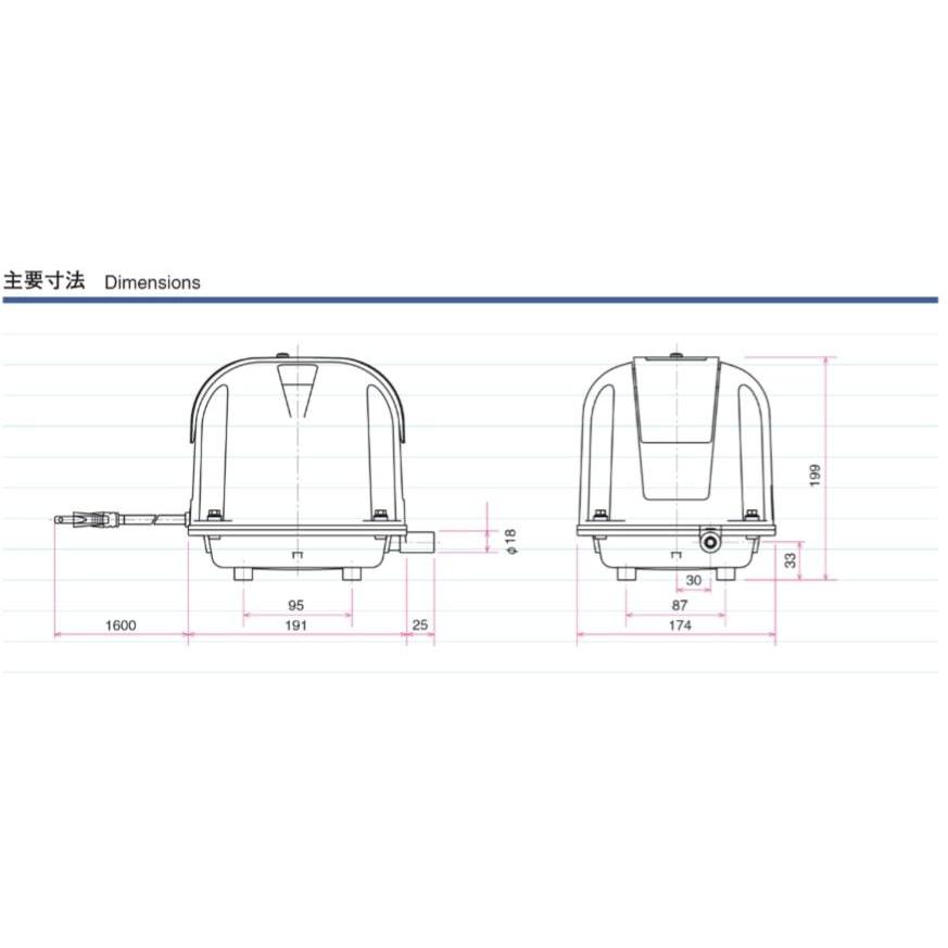 安永エアポンプ AP-120F 安永エアーポンプ : エアーポンプshop - 通販