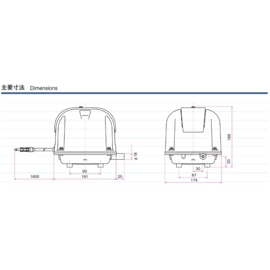安永エアポンプ AP-40P 安永エアーポンプ : エアーポンプshop - 通販