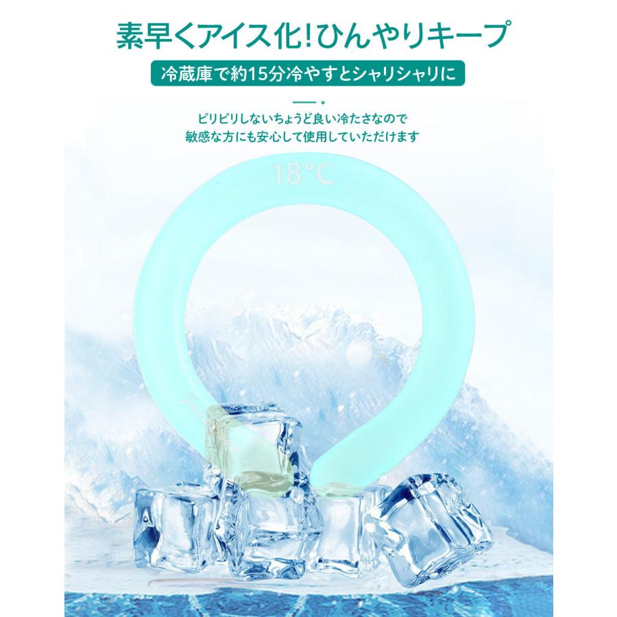 ネッククーラー アイスネックバンド ひんやり 首掛け 氷枕 アイスノン 暑さ対策 熱中症対策 発熱対策 風邪 |  | 10