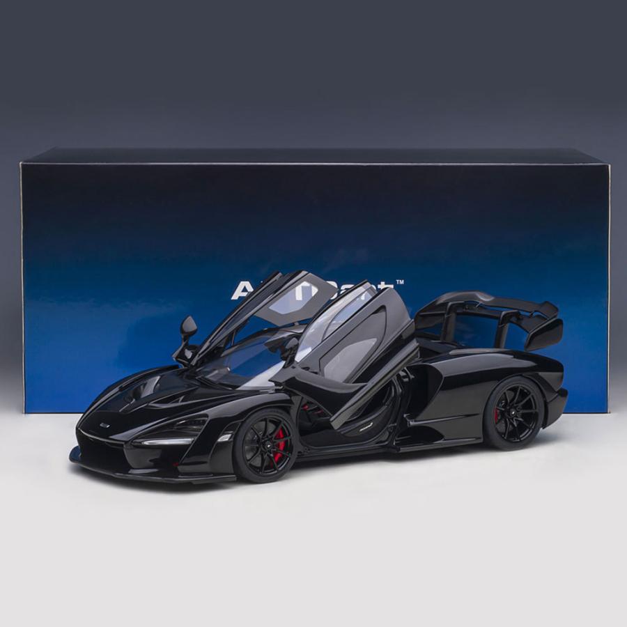 ミニカー 1/18 マクラーレン セナ ブラック McLAREN SENNA オートアート AUTOart モデルカー 76076｜airs｜15