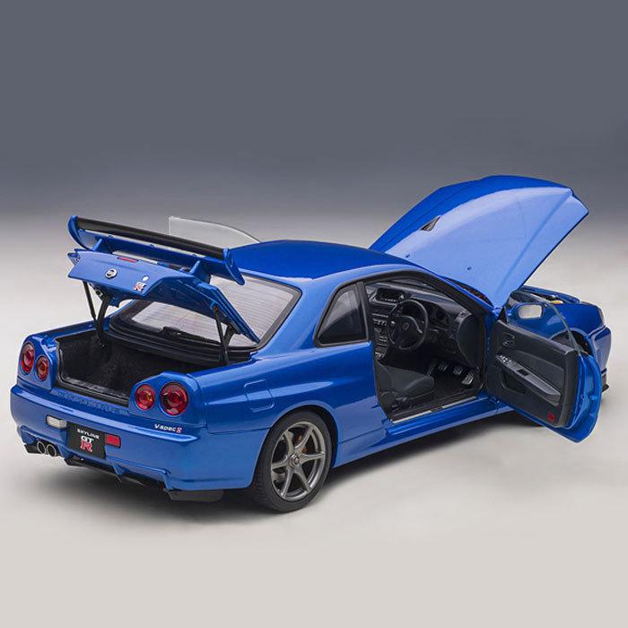 ミニカー 1/18 日産 スカイライン GT-R R34 Vスペック II ミニカー 1/18 日産 スカイライン GT-R R34 Vスペック II