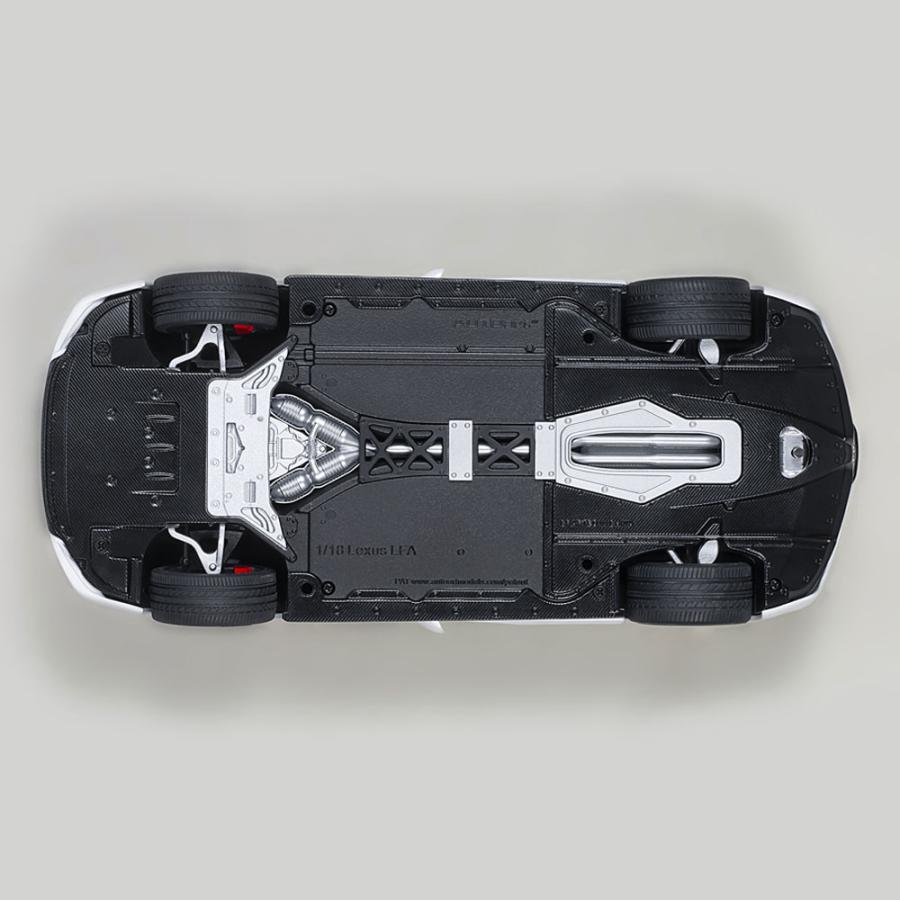 ミニカー 1/18 レクサス LFA ホワイテスト ホワイト ブラック ミニカー 1/18 レクサス LFA ホワイテスト ホワイト ブラック