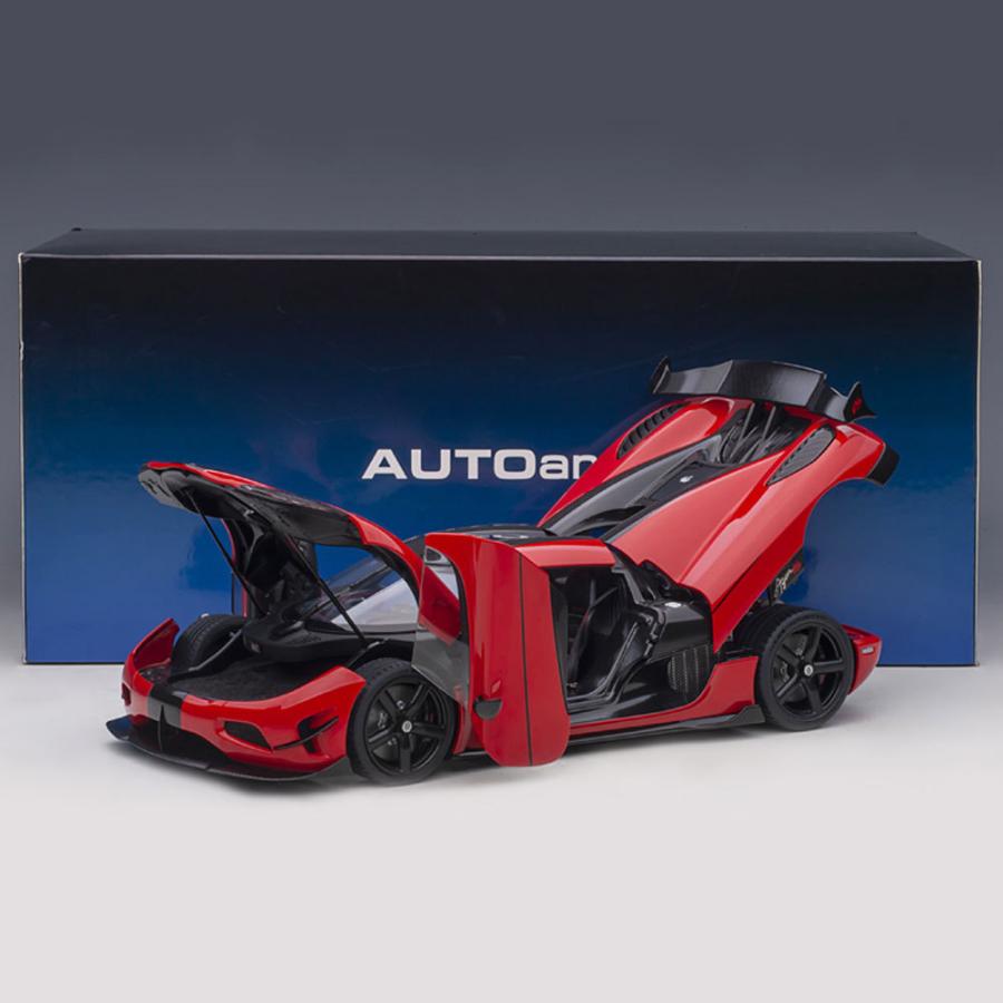 ミニカー 1/18 ケーニグセグ アゲ―ラ RS レッド カーボン ミニカー 1/18 ケーニグセグ アゲ―ラ RS レッド カーボン