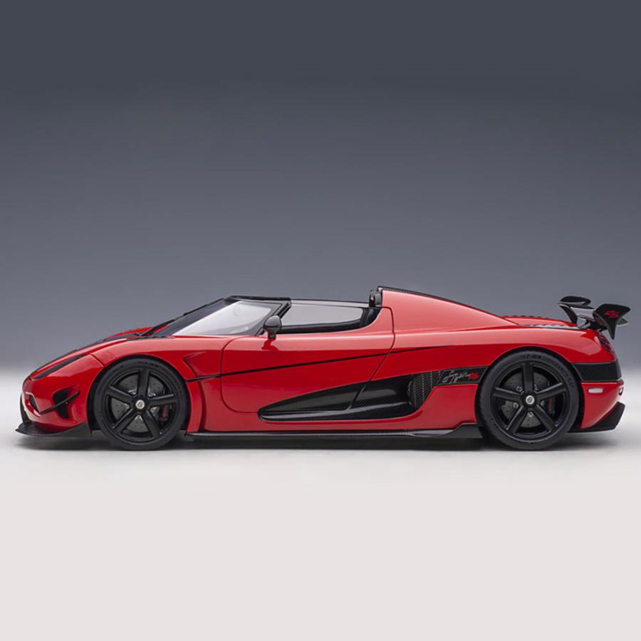 ミニカー 1/18 ケーニグセグ アゲ―ラ RS レッド カーボン ミニカー 1/18 ケーニグセグ アゲ―ラ RS レッド カーボン