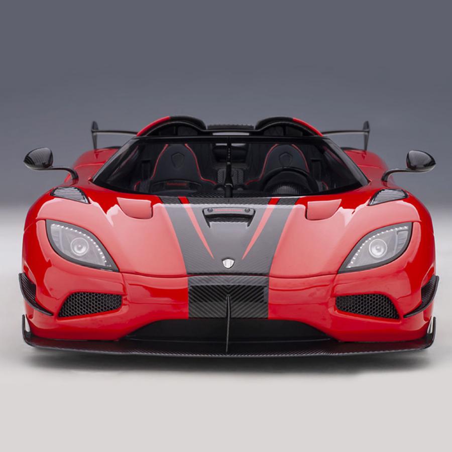 ミニカー 1/18 ケーニグセグ アゲ―ラ RS レッド カーボン ミニカー 1/18 ケーニグセグ アゲ―ラ RS レッド カーボン