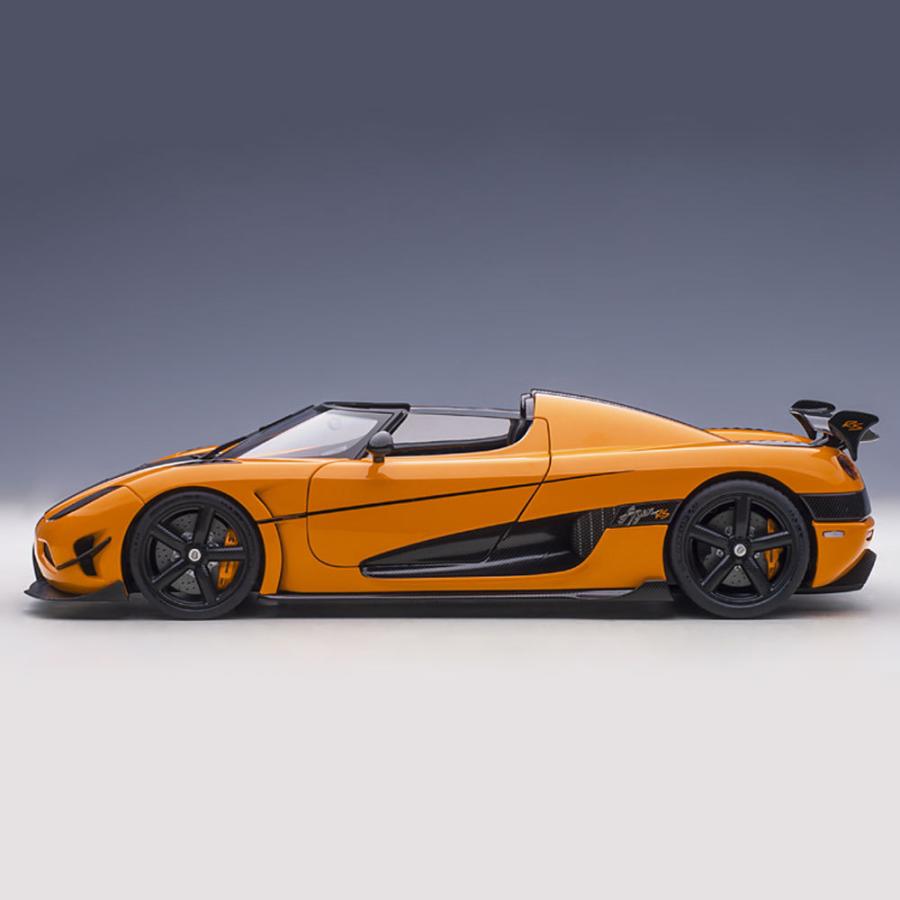 ミニカー 1/18 ケーニグセグ アゲ―ラ RS オレンジ カーボン ミニカー 1/18 ケーニグセグ アゲ―ラ RS オレンジ カーボン