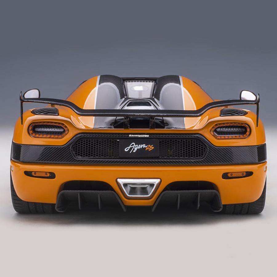 ミニカー 1/18 ケーニグセグ アゲ―ラ RS オレンジ カーボン ミニカー 1/18 ケーニグセグ アゲ―ラ RS オレンジ カーボン