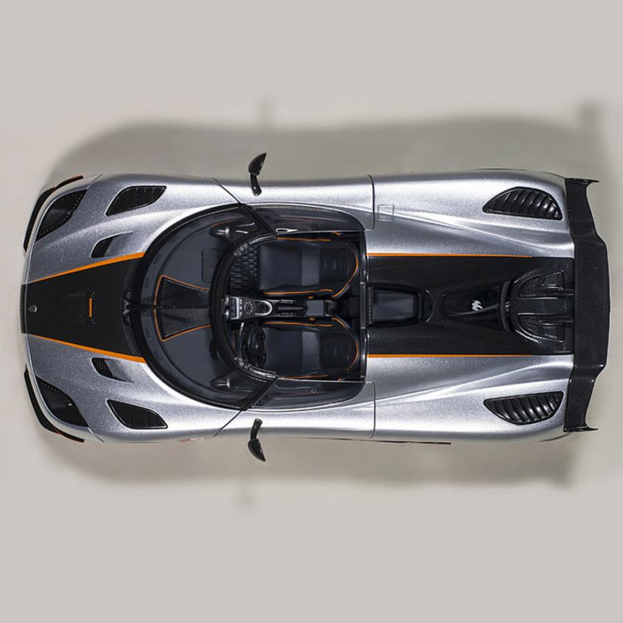 ミニカー 1/18 ケーニグセグ アゲ―ラ RS メタリック シルバー
