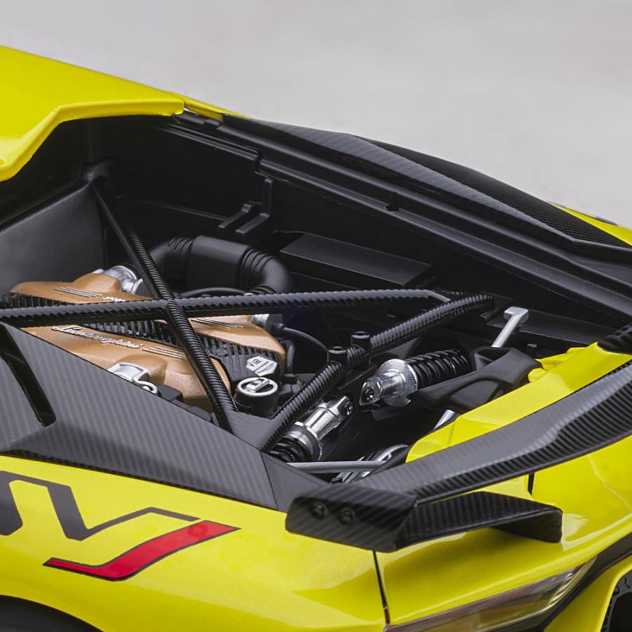 ミニカー 1/18 ランボルギーニ アヴェンタドール SVJ パール イエロー オートアート Lamborghini Aventador モデルカー 79175 | Lamborghini | 11