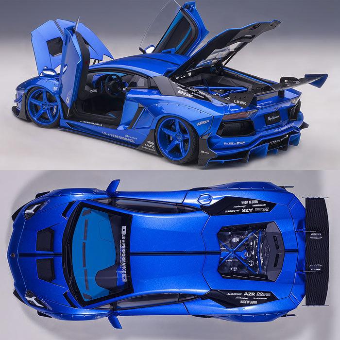 ミニカー 1 18 ランボルギーニ アヴェンタドール リミテッドエディション ハイパーブルー 791 Lamborghini Aventador 送料無料 791 エアージェイyahoo ショッピング店 通販 Yahoo ショッピング