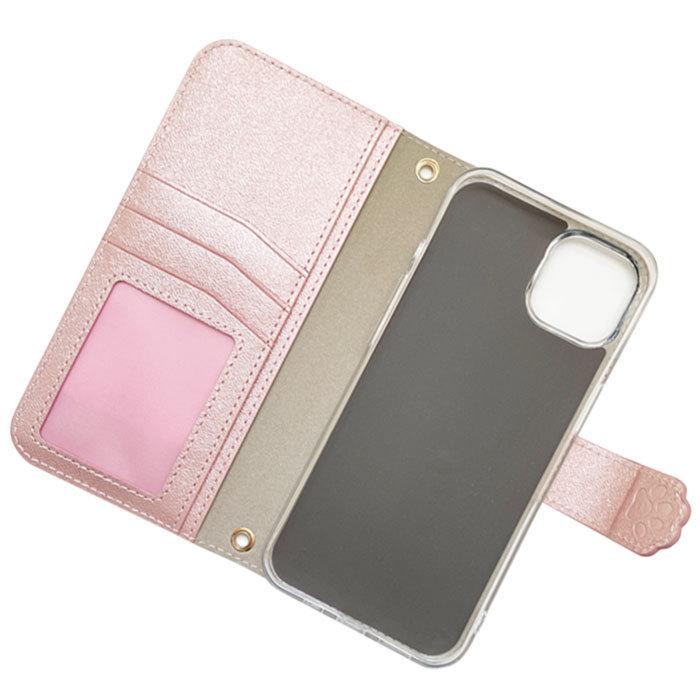 iPhone13Pro アイフォン ピンク 手帳 手帳型ケース iPhone iPhone13 Pro ケース 手帳型 カバー 手帳 13Pro 手帳型ケース