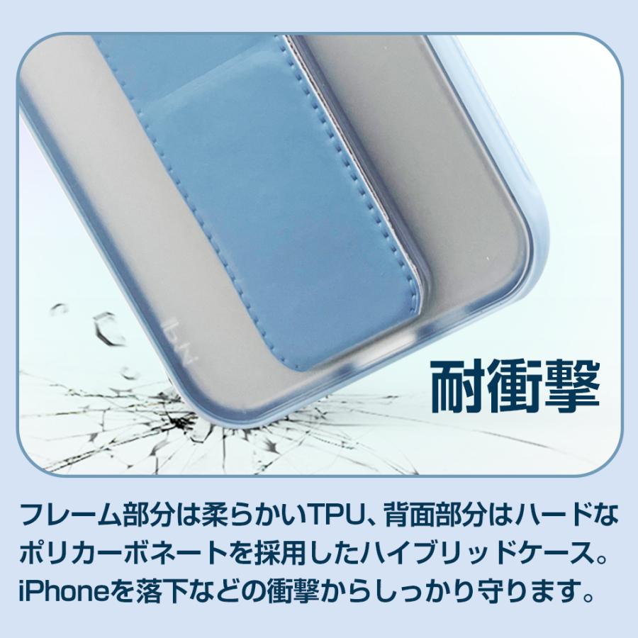 air-J（エアージェイ） iPhone 15 ケース クリア 耐衝撃 マット