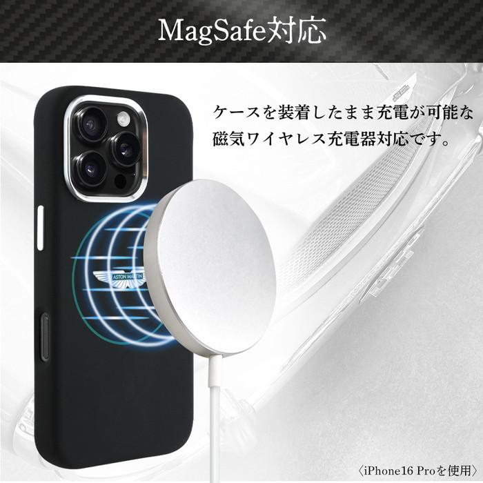 iPhone16 ケース 16Pro 16ProMax カバー アストンマーチン 公式ライセンス品 MagSafe対応 シリコンケース 耐衝撃 |  | 03