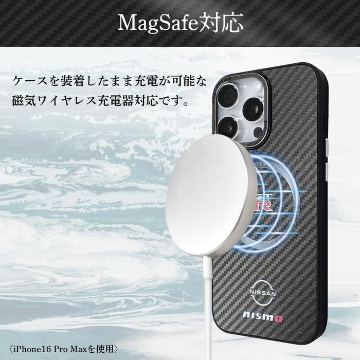 iPhone16 ケース 16Pro 16ProMax カバー NISMO 公式ライセンス品 MagSafe対応 カーボン調 耐衝撃 ハイブリッド |  | 03
