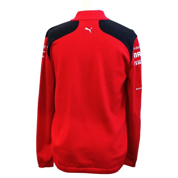 Ferrari - 期間限定　新品未使用　スクーデリアフェラーリF1チームスタッフ専用長袖シャツ Ferrari（フェラーリ） スクーデリア チーム ハーフジップ レッド S M