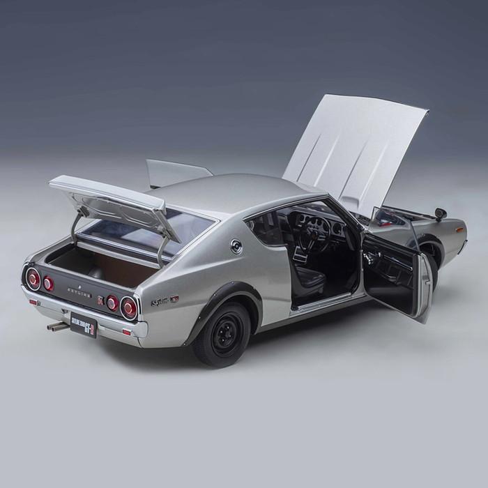 ミニカー 1/18 日産 スカイライン 2000 GT-R KPGC110 シルバー ミニカー 1/18 日産 スカイライン 2000 GT-R KPGC110 シルバー
