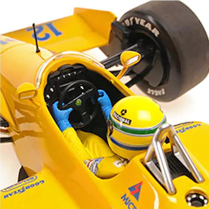 ミニカー 1/18 ロータス ホンダ 99T アイルトン セナ モナコGP 初優勝