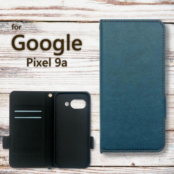 Google Pixel 9a 手帳型 ケース ブルー グーグルピクセル9a 手帳型
