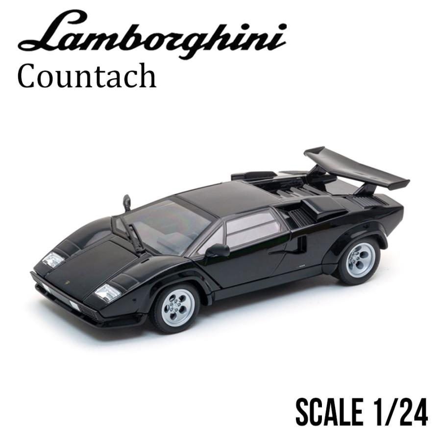 1/24 ランボルギーニ カウンタック (ブラック) : エアージェイYahoo