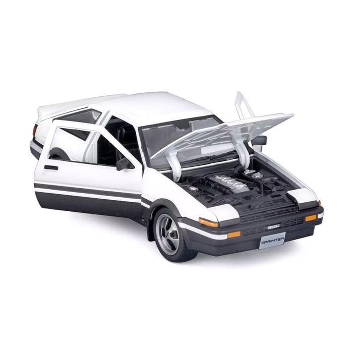 スプリンタートレノ1600 鑑賞用　ミニカー トヨタ ミニカー 1/24 スプリンタートレノ スポーツカー ホワイト