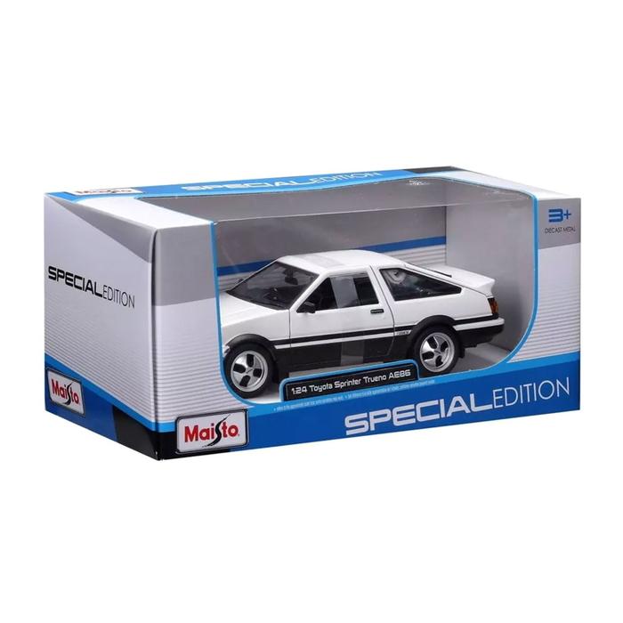 トヨタ ミニカー 1/24 スプリンタートレノ スポーツカー ホワイト