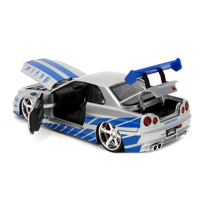 日産 ミニカー 1/24 ワイルドスピード スカイライン GT-R スポーツカー