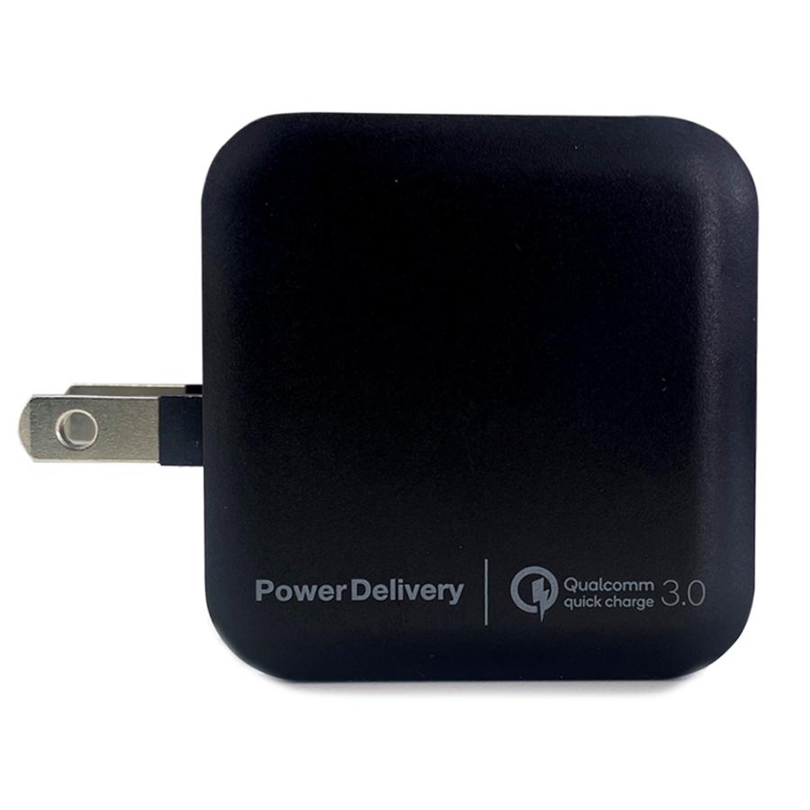 充電器 PD20W コンセントAC充電器 USBポート付きACアダプタ タイプCポート付き PD急速充電 スマートIC搭載 PSE認証製品 エ 6ヶ月保証 エコパケ プラスエコ | air-J | 10