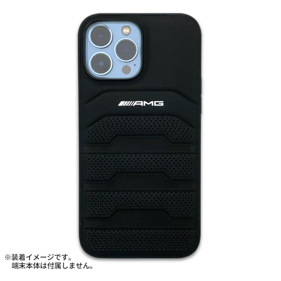 メルセデスAMG iPhone 13 ケース ハードケース 本革 AMG 13Pro
