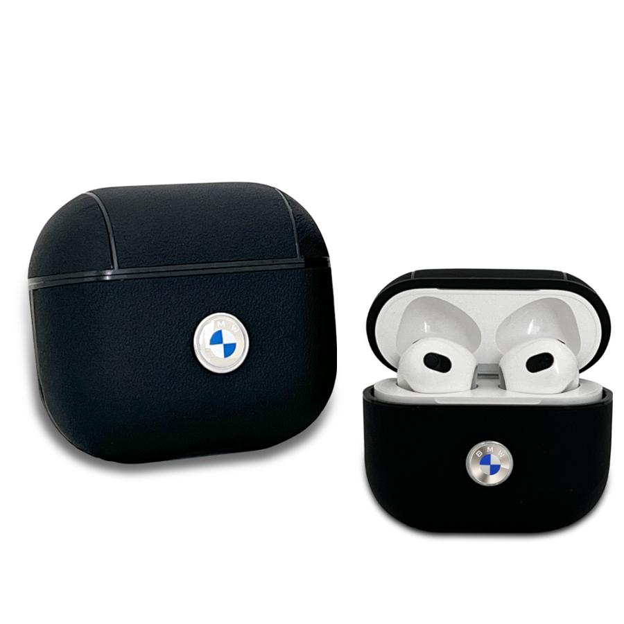 AirPods 第3世代 本体・充電ケース 外箱・本革ケース付き BMW Airpods 第3世代 ケース 本革 第2世代 カバー レザー 第1