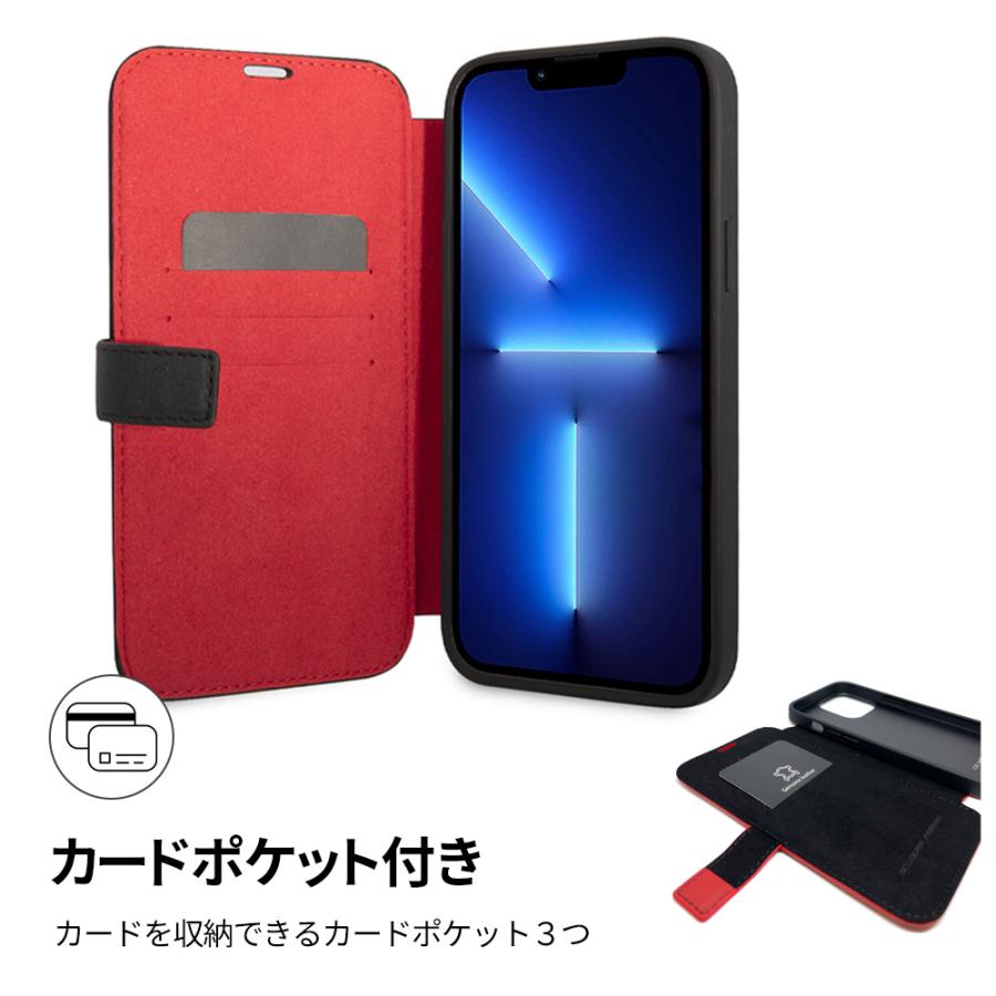 Ferrari（フェラーリ） iPhone14 ケース 手帳型ケース iPhone13 手帳型