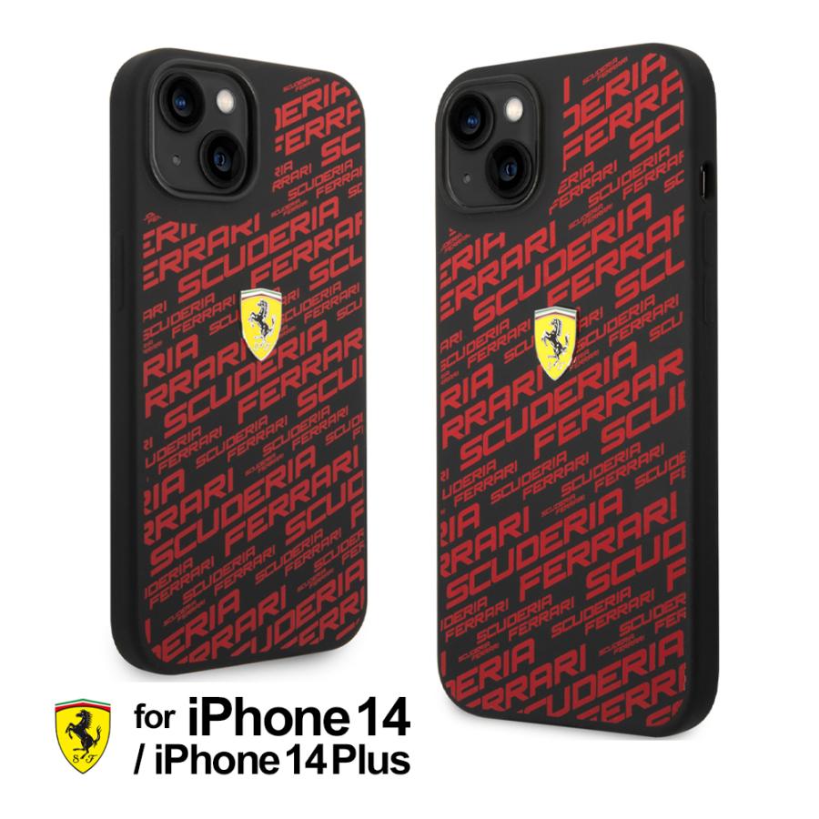 Ferrari（フェラーリ） iPhone 14 ケース シリコン iPhone14Plus