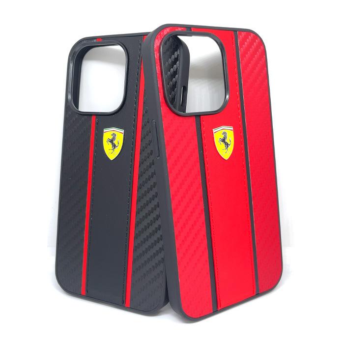 iPhone 13 Pro ケース レザー フェラーリ iPhone13 ハードケース iPhoneケース アイフォン カーボン 車 メーカー ブランド おしゃれ Ferrari 公式ライセンス品 | Ferrari | 12