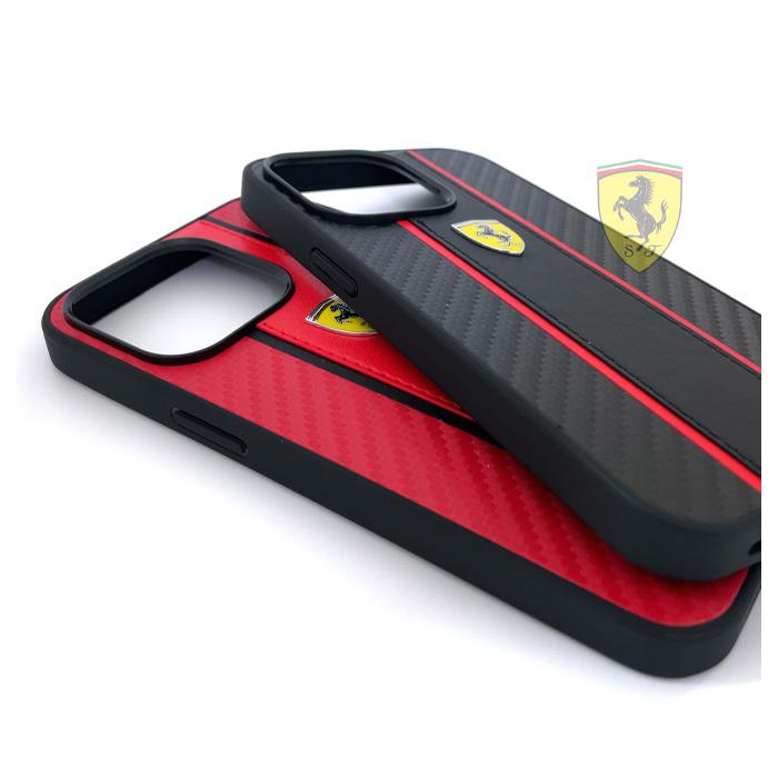 iPhone 13 Pro ケース レザー フェラーリ iPhone13 ハードケース iPhoneケース アイフォン カーボン 車 メーカー ブランド おしゃれ Ferrari 公式ライセンス品 | Ferrari | 09