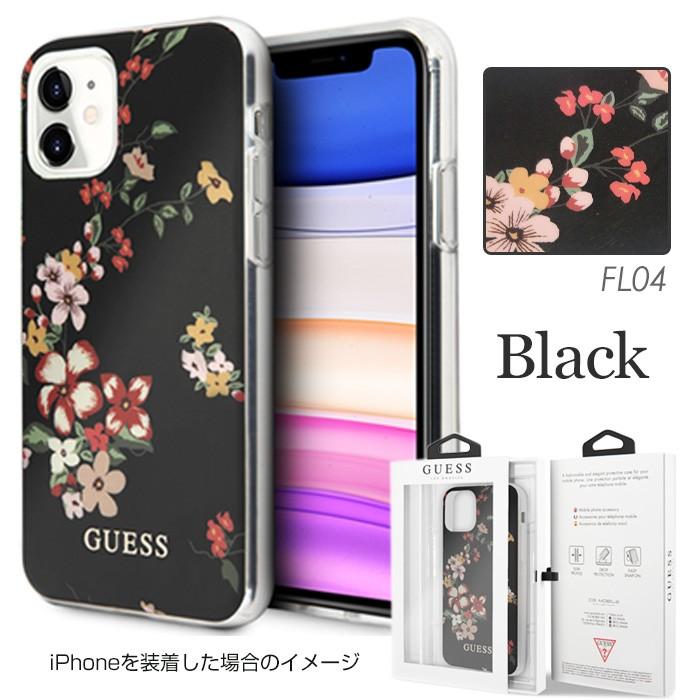 iPhone 11 花柄 ケース GUESS iPhone11 アイフォン アイフォン11 iPhone11ケース ブラック iPhoneケース ハード ソフト おしゃれ ゲス 公式ライセンス品 |  | 06