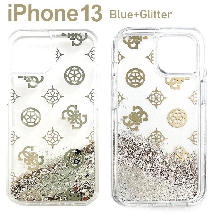 iPhone 13 ケース グリッター GUESS iPhone13Pro ラメ グリッター