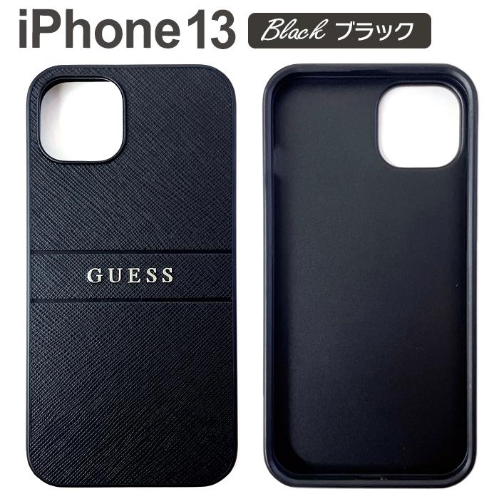 iPhone13 ケース 背面ケース iPhone13Pro GUESS バックカバー スマートフォン ブラック ピンク GUHCP13M-LPSASB｜airs｜04