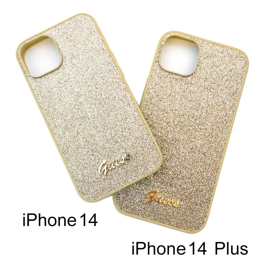 GUESS グリッター iPhone14 plus/pro max ケース iPhone 14 ケース GUESS グリッター iPhone14Plus ラメ キラキラ
