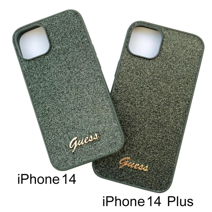 iPhone 14 ケース GUESS グリッター iPhone14Plus ラメ キラキラ グリッターケース iPhone14 カメラ保護 アイフォン プラス iPhoneケース ゲス 公式ライセンス品｜airs｜13